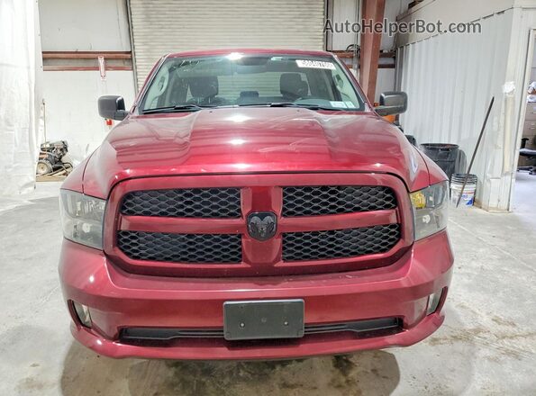 1C6RR7FT0KS553513 2019 RAM 1500 Бордовый Вид спереди