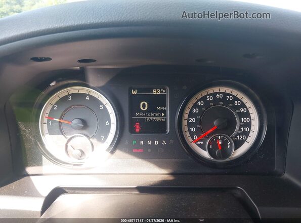 1C6RR7FT1HS654410 2017 RAM 1500 Brown Հետևի նստատեղերի տեսք