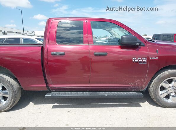 1C6RR7FT1KS631426 2019 RAM 1500 CLASSIC Maroon Вид задньої частини салону