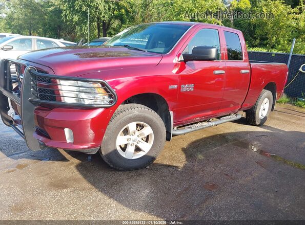1C6RR7FT3GS365799 2016 RAM 1500 Красный Передняя левая четверть