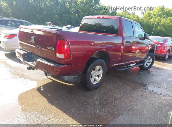 1C6RR7FT3GS365799 2016 RAM 1500 Красный Задняя правая четверть