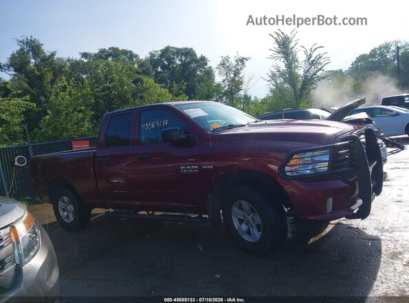 1C6RR7FT3GS365799 2016 RAM 1500 Красный Вид задней части салона