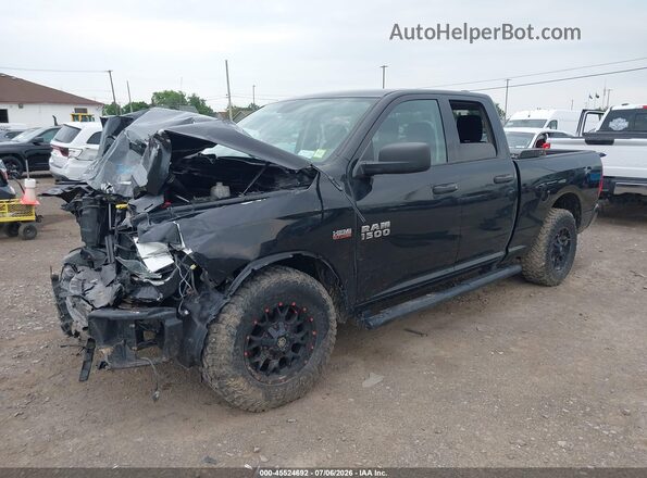1C6RR7FT5JS351619 2018 RAM 1500 Black Front left