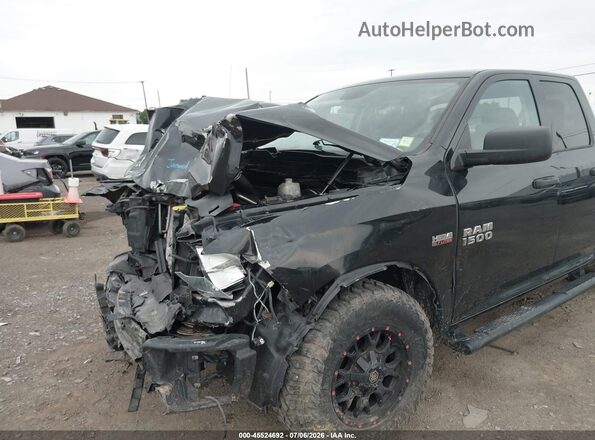 1C6RR7FT5JS351619 2018 RAM 1500 Black Front view