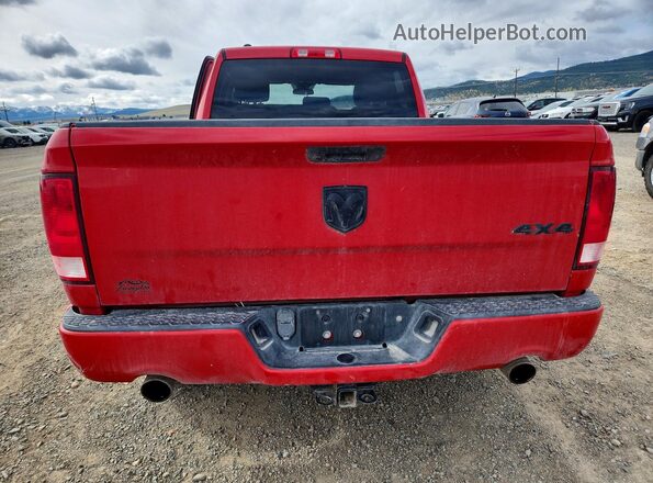 1C6RR7FT5KS517414 2019 RAM 1500 Red Rear view