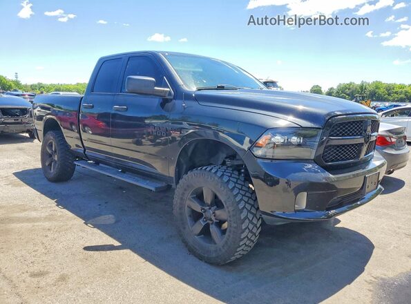 1C6RR7FT7GS123937 2016 RAM 1500 Черный Передняя правая четверть