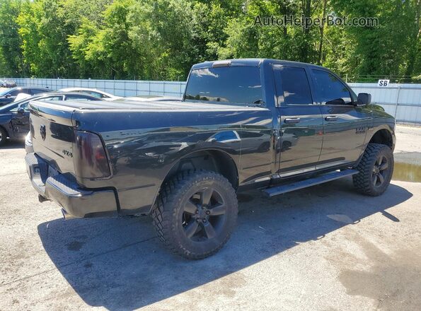 1C6RR7FT7GS123937 2016 RAM 1500 Черный Задняя правая четверть