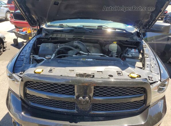 1C6RR7FT7GS123937 2016 RAM 1500 Черный Вид задней части салона