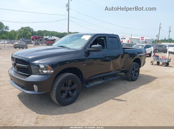 1C6RR7FT7JS271190 2018 RAM 1500 Black Front left
