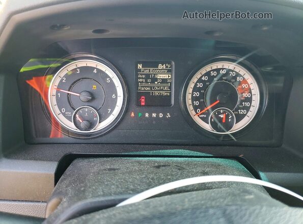 1C6RR7FT8HS688991 2017 RAM 1500 Black Vista del cuadro de instrumentos