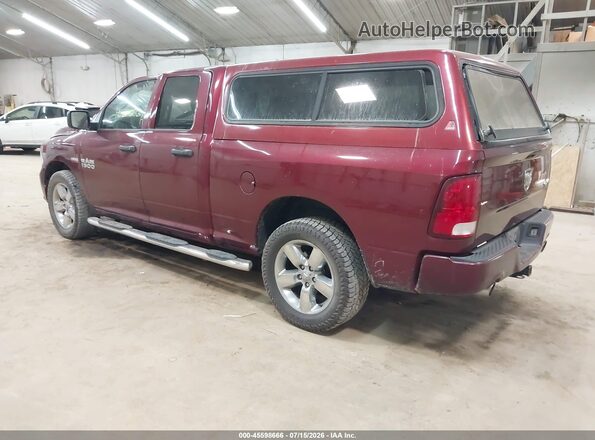 1C6RR7FT8JS308084 2018 RAM 1500 Burgundy Задня ліва чверть