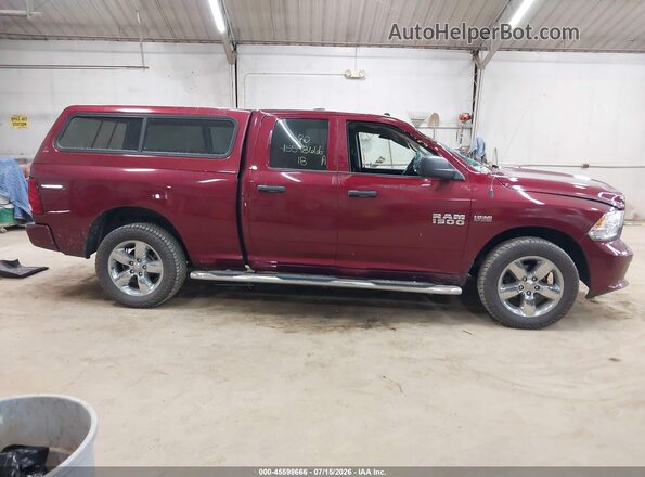 1C6RR7FT8JS308084 2018 RAM 1500 Burgundy Вид задньої частини салону
