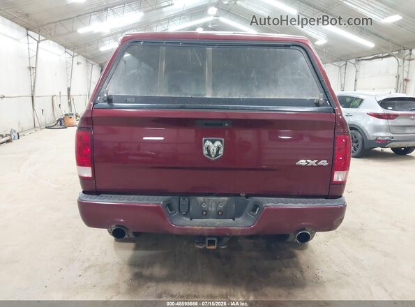 1C6RR7FT8JS308084 2018 RAM 1500 Burgundy 