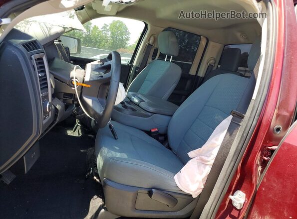 1C6RR7FT9JS328330 2018 RAM 1500 Red Vista interior delantera