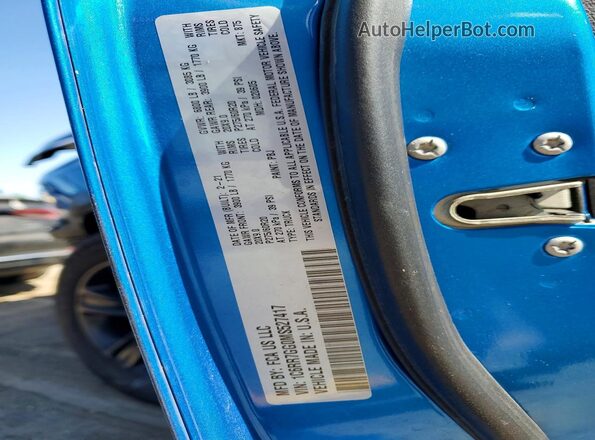 1C6RR7GG0MS527417 2021 RAM 1500 Синий Вид подкапотного пространства