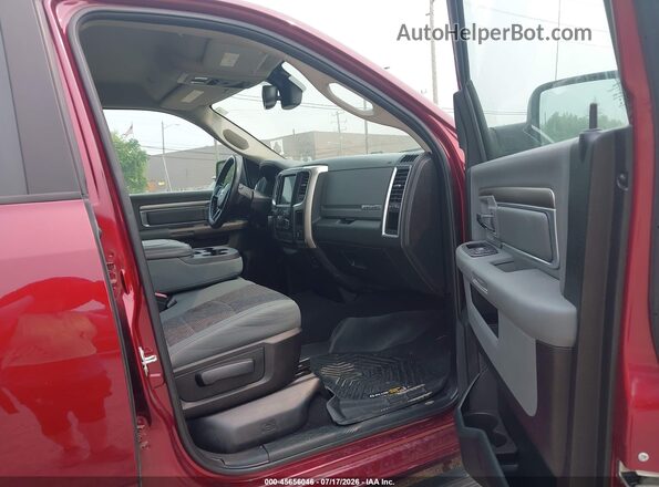 1C6RR7GG4JS311453 2018 RAM 1500 Red Front interior view