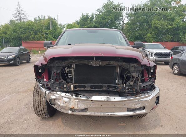 1C6RR7GG4JS311453 2018 RAM 1500 Red Instrument cluster view