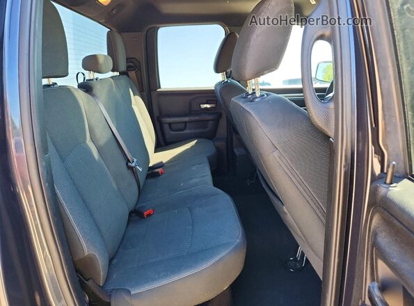 1C6RR7GG5MS519720 2021 RAM 1500 Charcoal Rear seats view