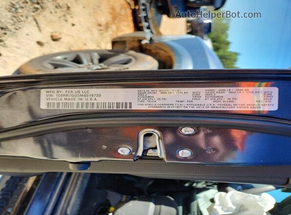 1C6RR7GG5MS519720 2021 RAM 1500 Charcoal Engine compartment view