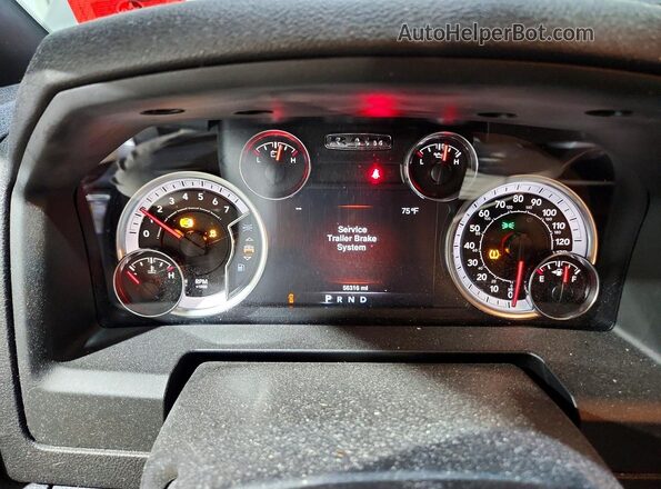 1C6RR7GG9MS590807 2021 RAM 1500 Silver Вид щитка приладів