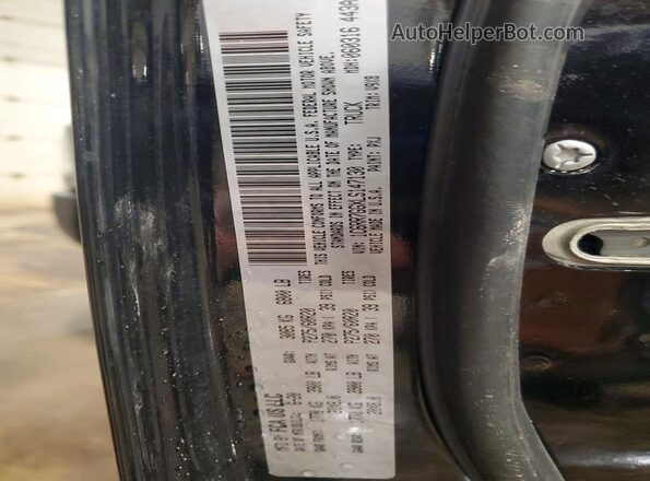 1C6RR7GGXLS147130 2020 RAM 1500 Black Vista de la etiqueta del VIN