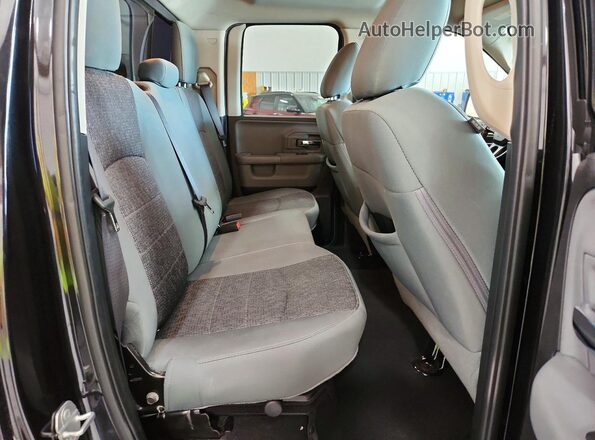 1C6RR7GT5JS312656 2018 RAM 1500 Charcoal Rear seats view