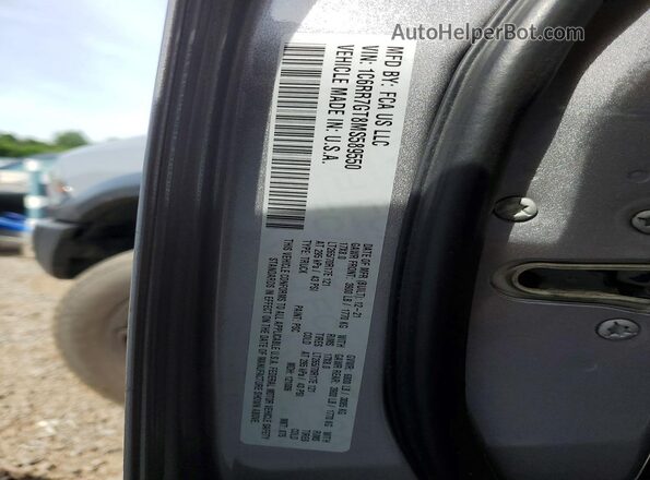 1C6RR7GT8MS589550 2021 RAM 1500 Silver Engine compartment view