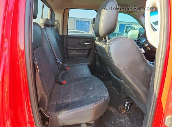 1C6RR7HT8GS342256 2016 RAM 1500 Red Հետևի նստատեղերի տեսք
