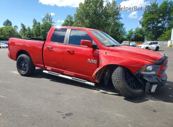 1C6RR7HT8HS818488 2017 RAM 1500 Red Передня права чверть