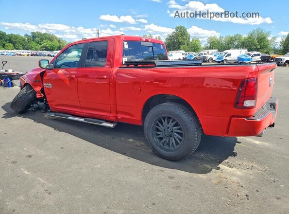 1C6RR7HT8HS818488 2017 RAM 1500 Red Задня ліва чверть