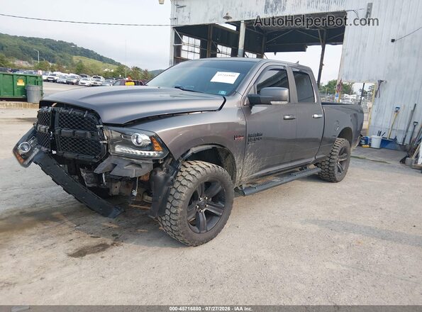 1C6RR7HT8JS175923 2018 RAM 1500 Gray Vista tres cuartos delantera izquierda