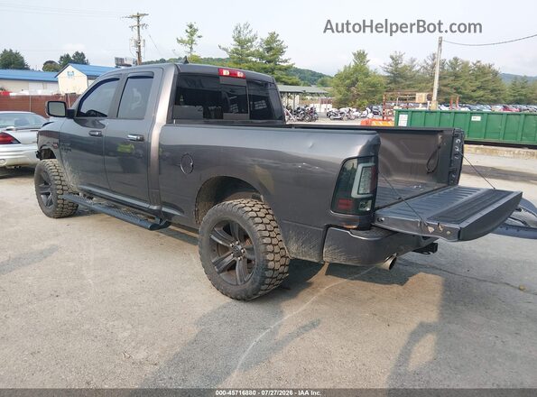 1C6RR7HT8JS175923 2018 RAM 1500 Gray Trasero izquierdo
