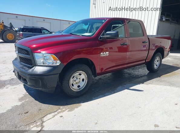 1C6RR7KG0GS339900 2016 RAM 1500 Burgundy Առջևի ձախ երեք քառորդ տեսարան