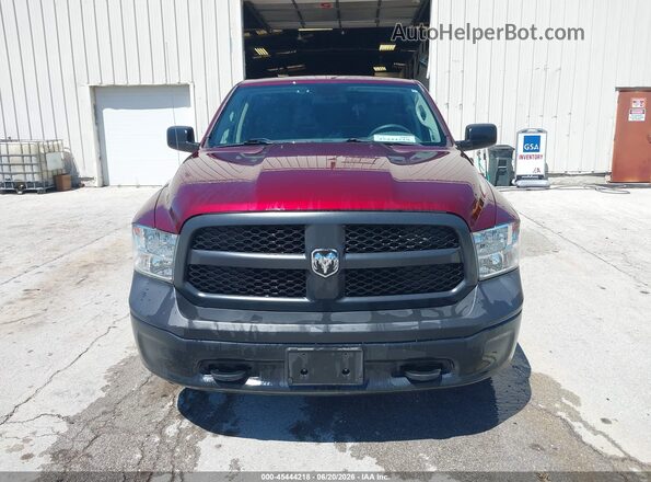 1C6RR7KG0GS339900 2016 RAM 1500 Burgundy Սալոնի հետևի տեսք