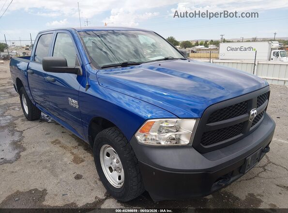 1C6RR7KG0GS341744 2016 RAM 1500 Blue Rear interior view