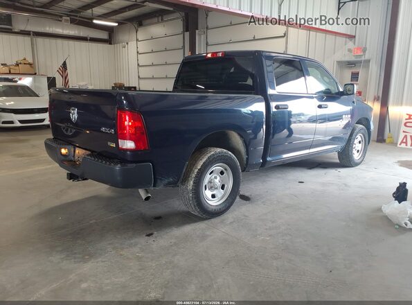 1C6RR7KG0JS306743 2018 RAM 1500 Blue Задня права чверть
