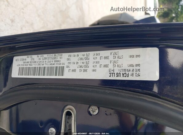 1C6RR7KG1GS108679 2016 RAM 1500 Синий Вид подкапотного пространства