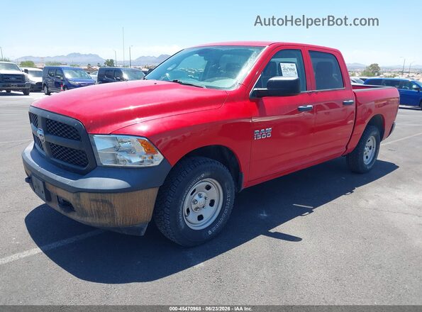 1C6RR7KG1GS341736 2016 RAM 1500 Красный Передняя левая четверть