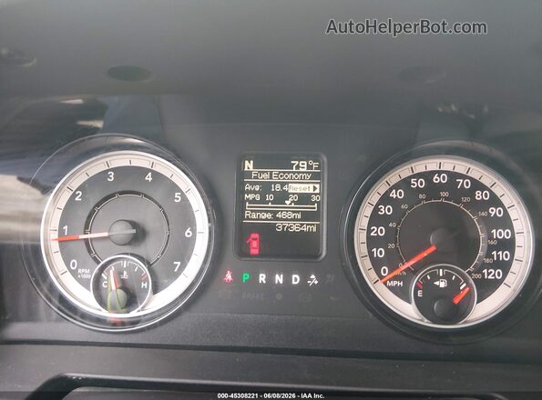 1C6RR7KG1GS396008 2016 RAM 1500 Серый Вид задних сидений