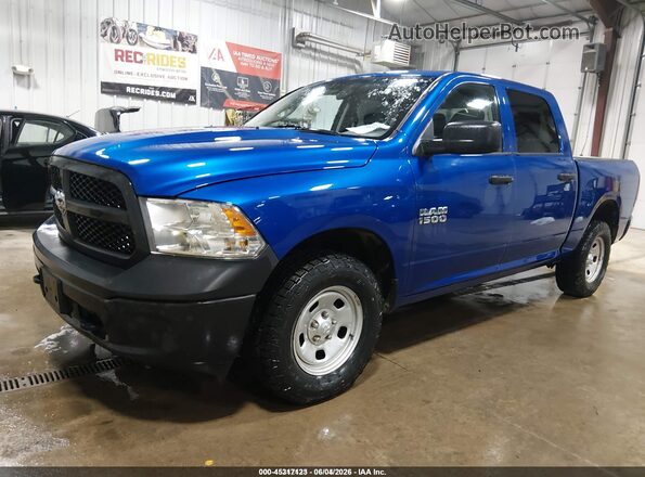 1C6RR7KG1JS300482 2018 RAM 1500 Синий Передняя левая четверть