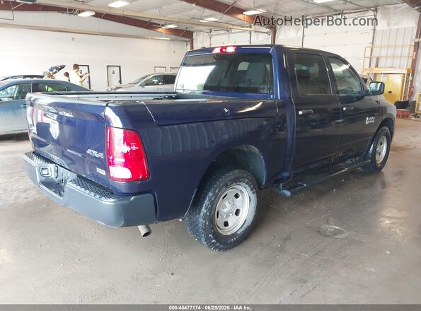 1C6RR7KG1JS300546 2018 RAM 1500 Blue Trasero derecho