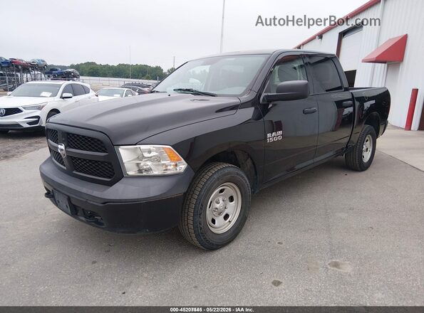 1C6RR7KG1JS306735 2018 RAM 1500 Black Передня ліва чверть