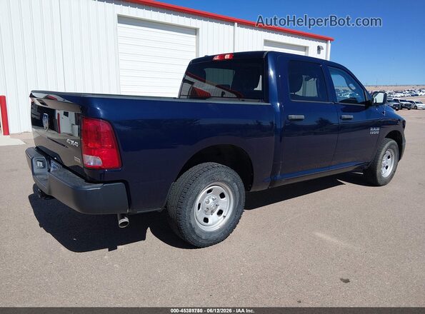 1C6RR7KG1JS318982 2018 RAM 1500 Blue Rear right