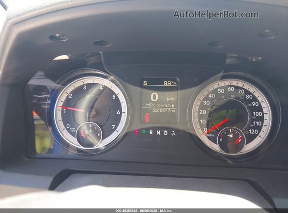1C6RR7KG2GS362594 2016 RAM 1500 Blue Rear seats view