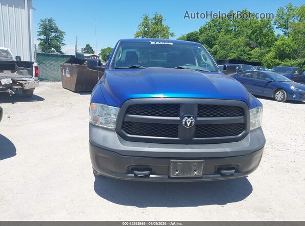 1C6RR7KG2GS362594 2016 RAM 1500 Blue Rear interior view