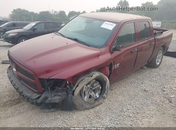 1C6RR7KG2GS409753 2016 RAM 1500 Maroon Front left
