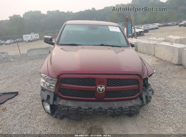 1C6RR7KG2GS409753 2016 RAM 1500 Maroon Rear interior view