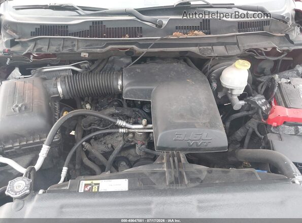1C6RR7KG2GS409753 2016 RAM 1500 Maroon Rear view