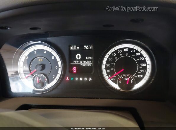 1C6RR7KG2HS598051 2017 RAM 1500 White უკანა სავარძლების ხედი