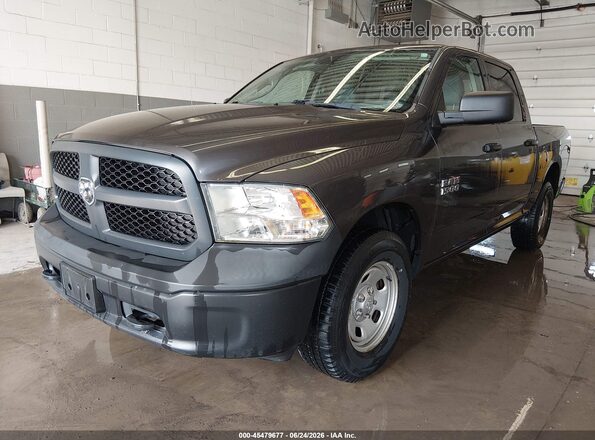 1C6RR7KG2JS177856 2018 RAM 1500 Gray Передня ліва чверть